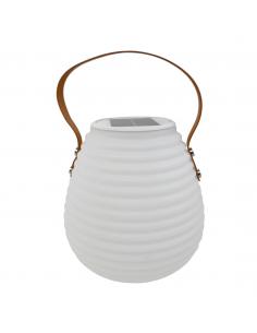 SOBREMESA SOLAR CARTER BLANCO LED